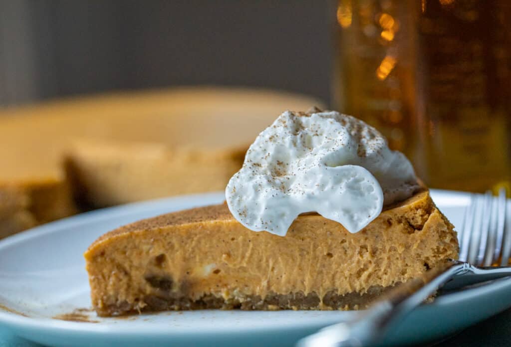 Bourbon Pumpkin Cheesecake