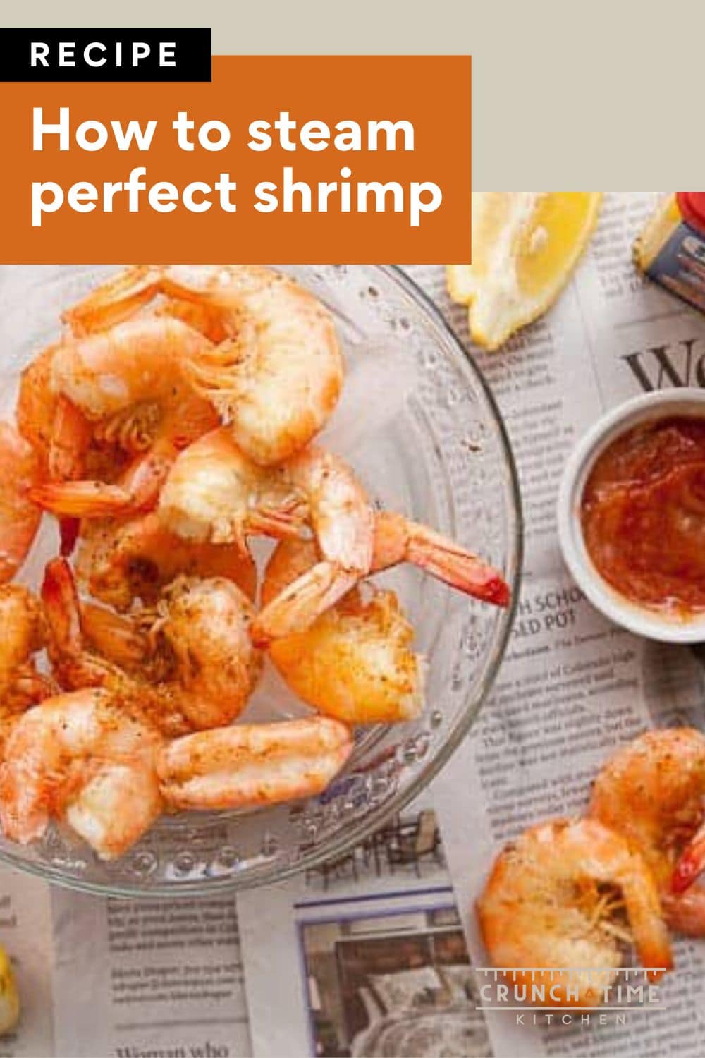 How To Steam Shrimp Perfectly Every Time Crunch Time Kitchen   Steam Shrimp Pin2 