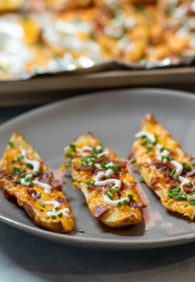 Bacon Potato Skins Appetizer