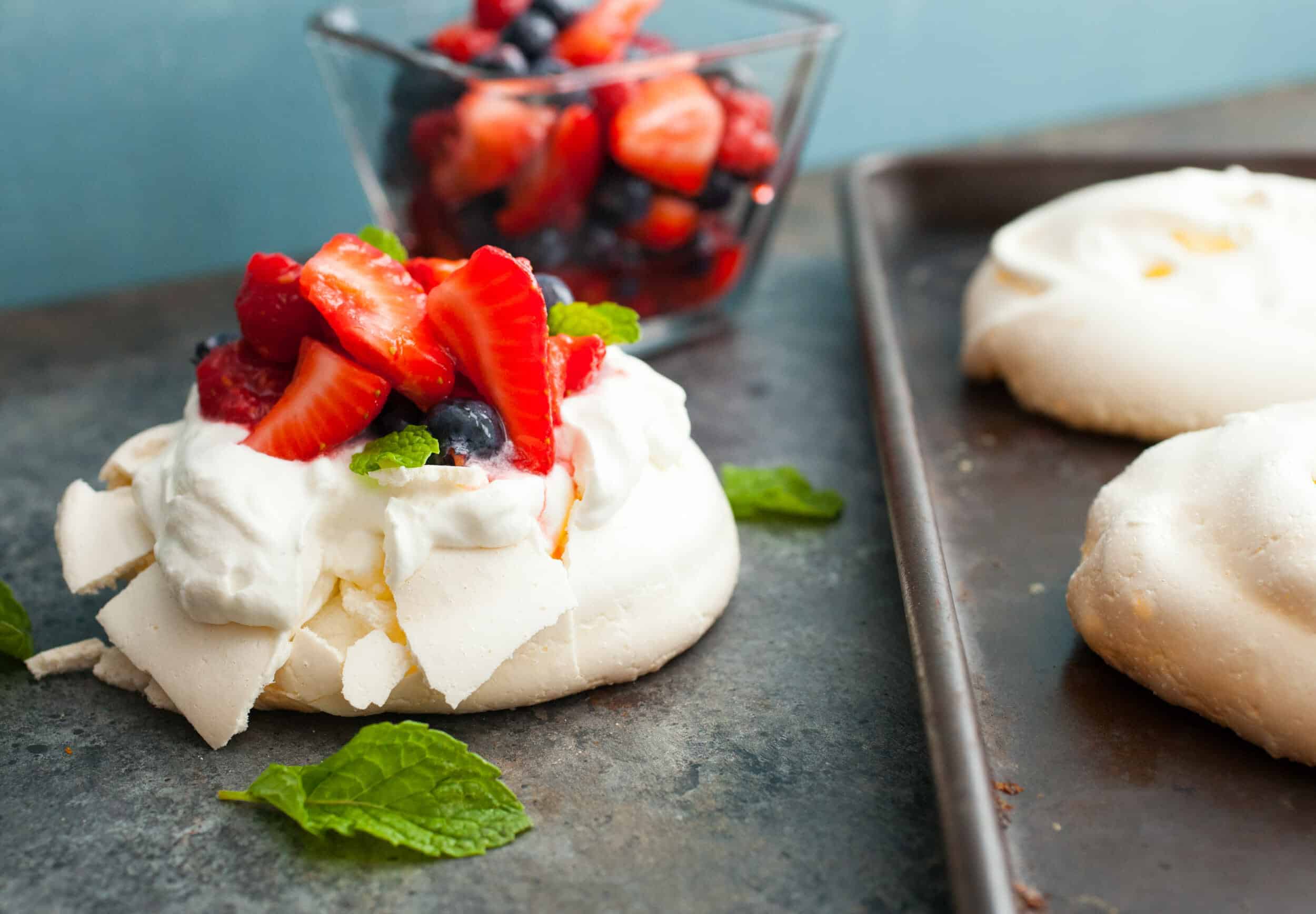 Triple Berry Mini Pavlovas Perfect Summer Dessert