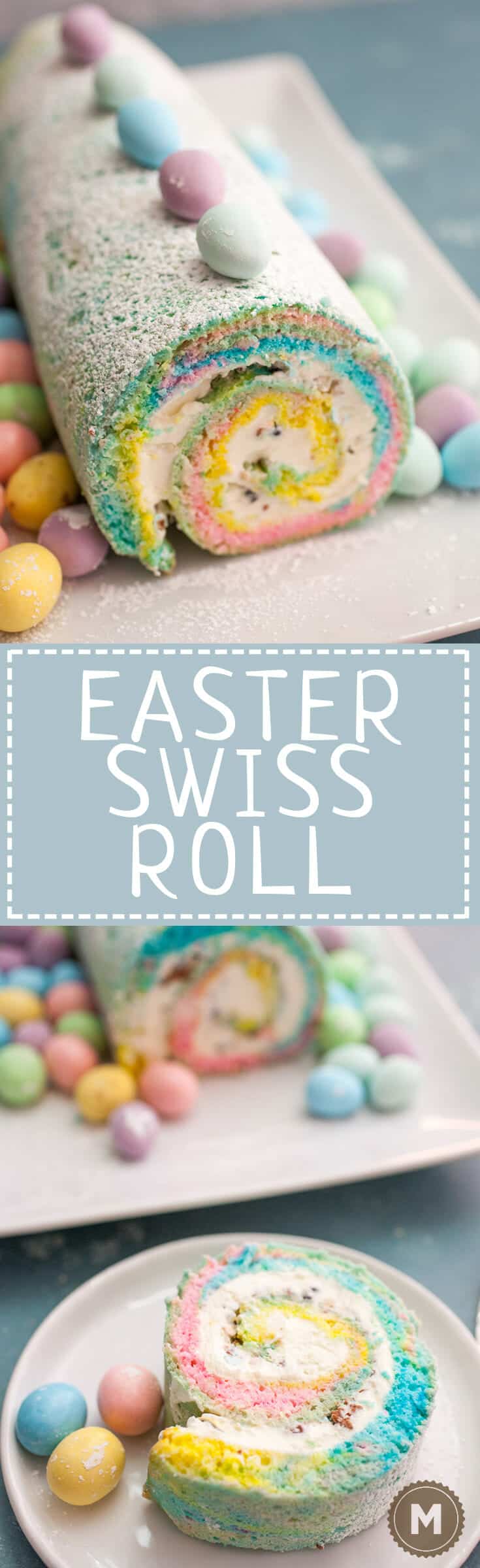 Easter Swiss Roll - Crunch Time Kitchen