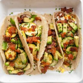 Zucchini Breakfast Tacos