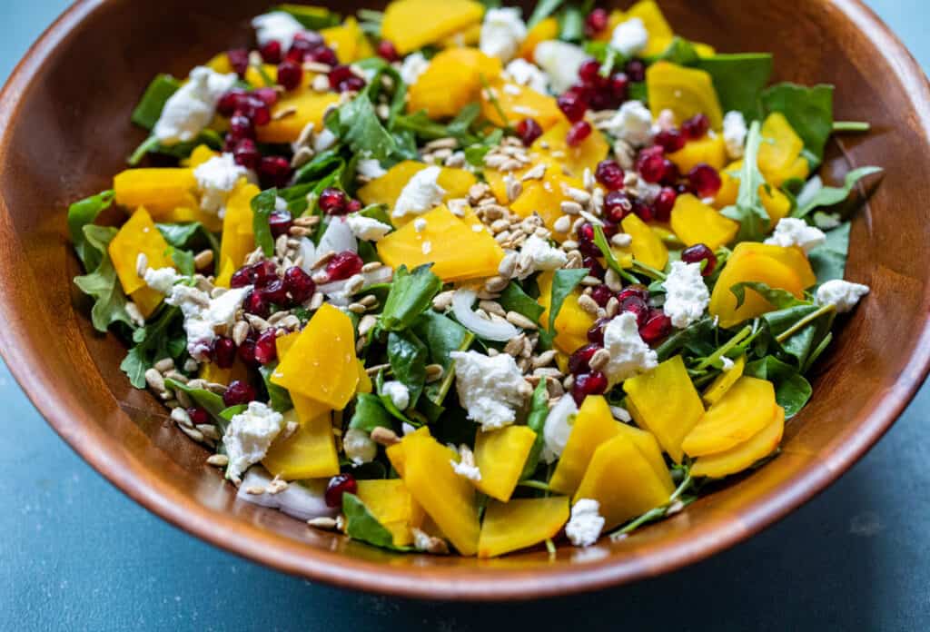 Roasted Golden Beet Salad