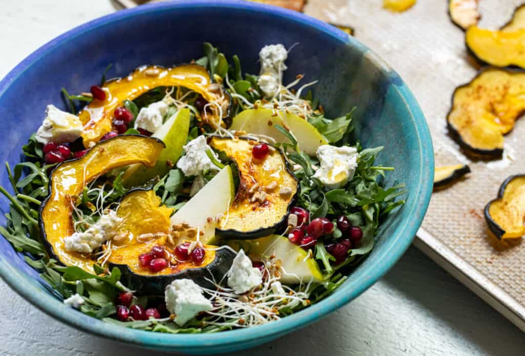 Acorn Squash Salad with Goat Cheese