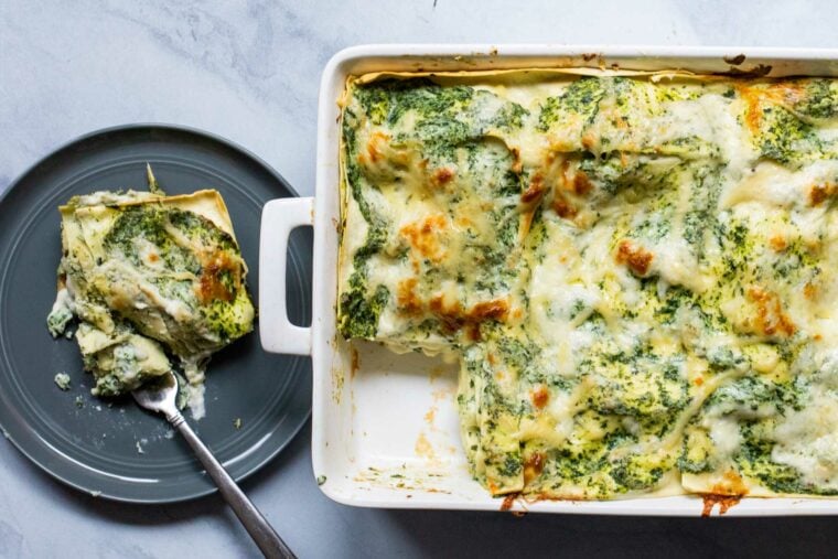 Spinach Ricotta Lasagna.