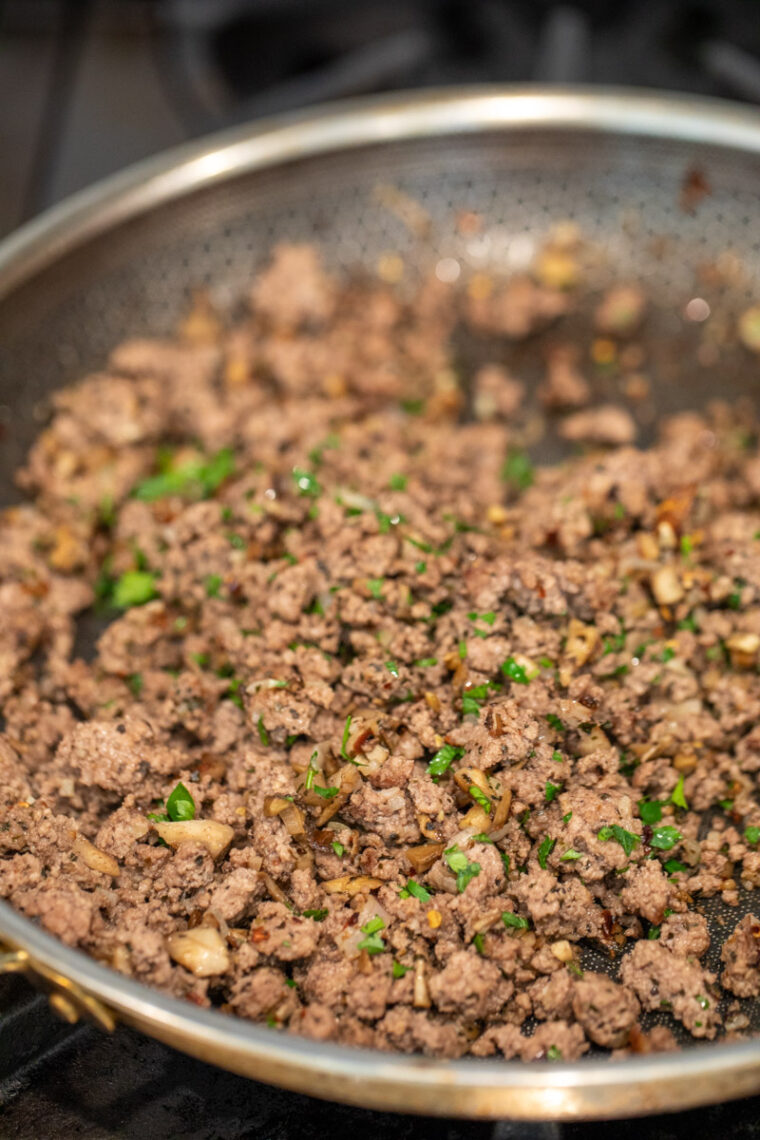 Stuffed mushroom filling.